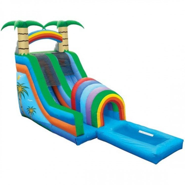 16 Foot Tropical Water Slide